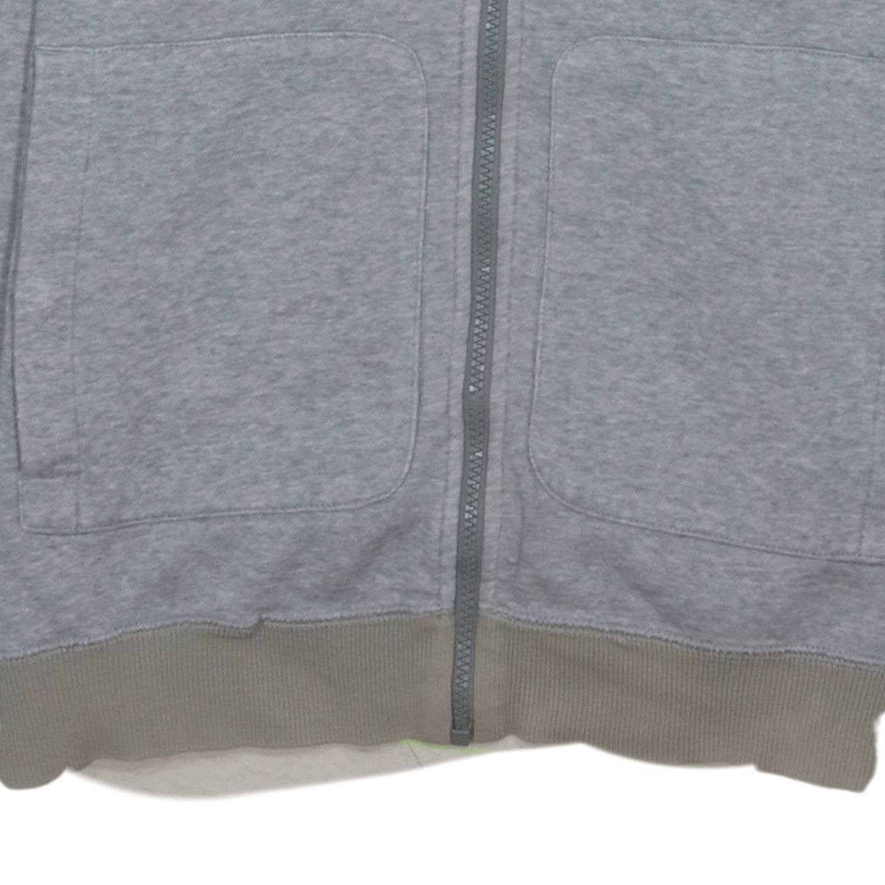 Adidas Men's Grey Full Zip Hoodie M Classic Trefoil Sportswear