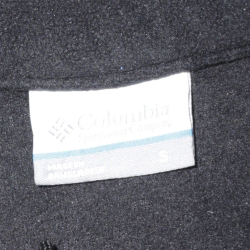 Columbia Men's Black Fleece Full Zip Jacket Size S Outdoor