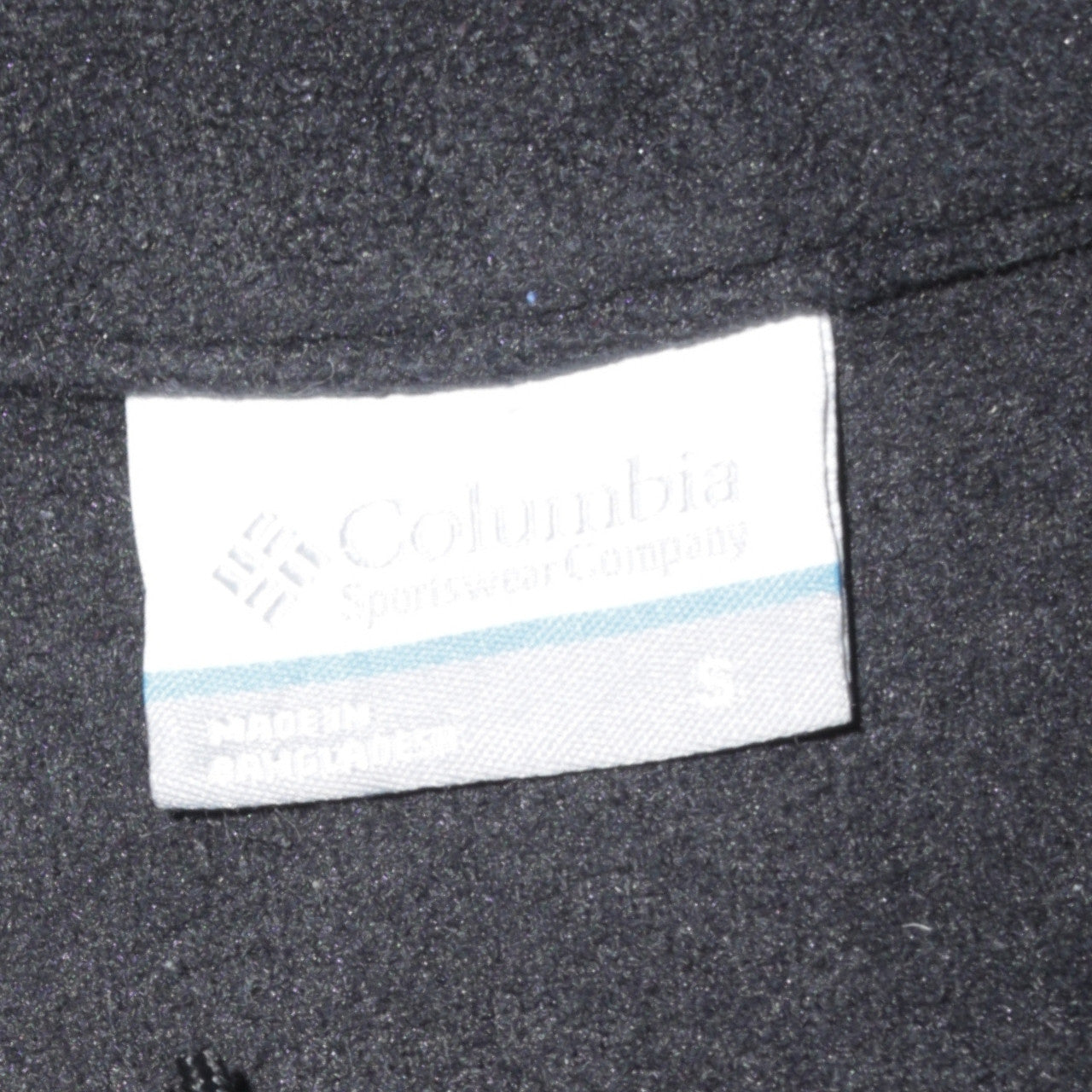 Columbia Men's Black Fleece Full Zip Jacket Size S Outdoor