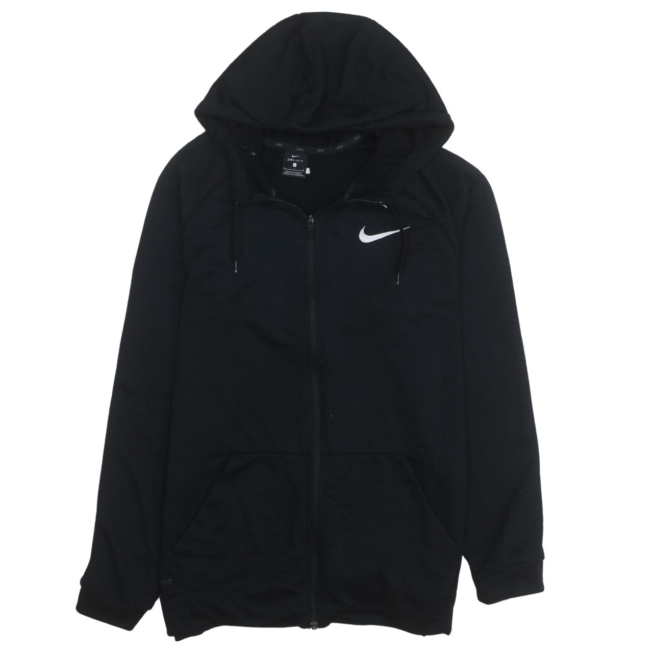 Nike Women’s Black Dri-FIT Full Zip Hoodie Size L