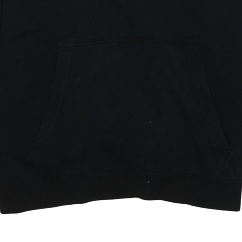 Nike Men's Black Pullover Fleece Hoodie Size L Regular Fit