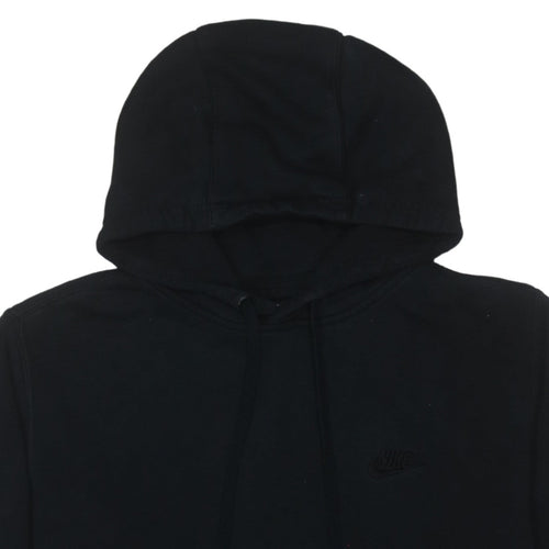 Nike Men's Black Pullover Fleece Hoodie Size L Regular Fit