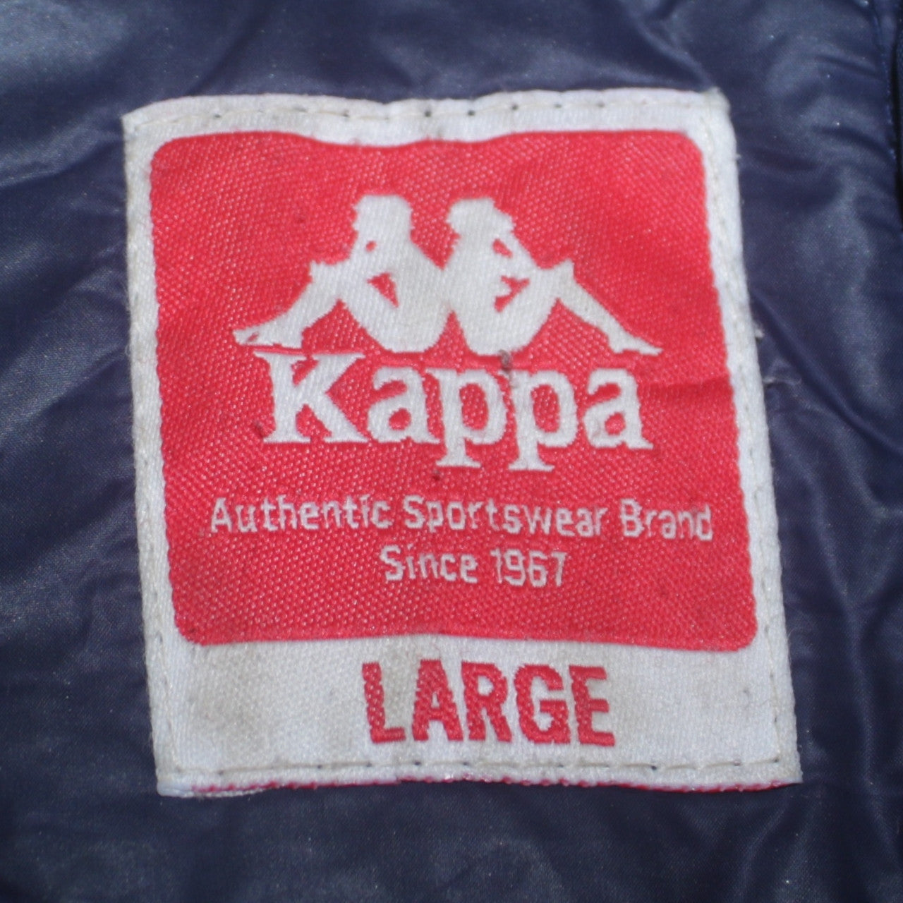Kappa Men's Blue Hooded Puffer Jacket Size L Casual Sportswear