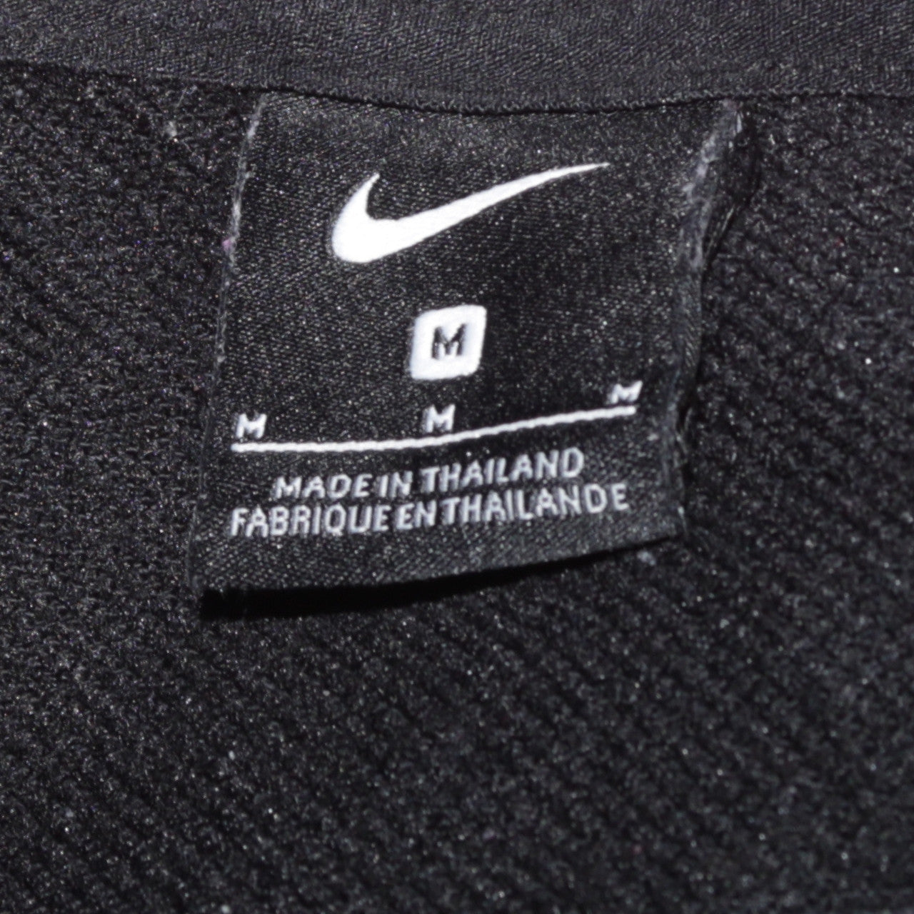 Nike Womens Black Crew Neck Pullover Sweatshirt Size M Cotton Blend Logo