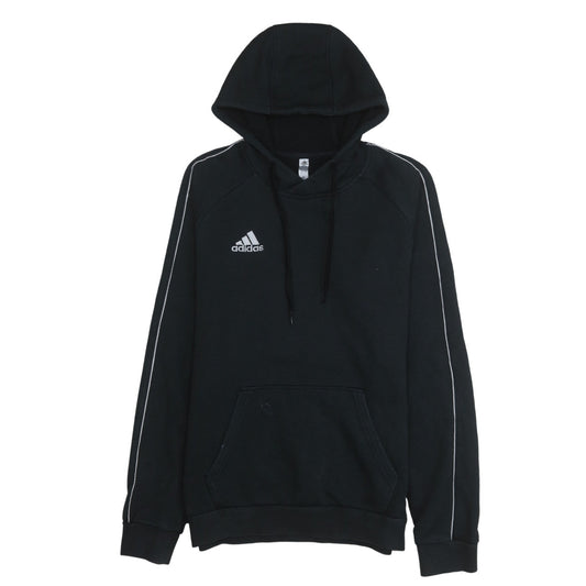 Adidas Men's Black Pullover Hoodie Size S Hooded Fleece Sweatshirt