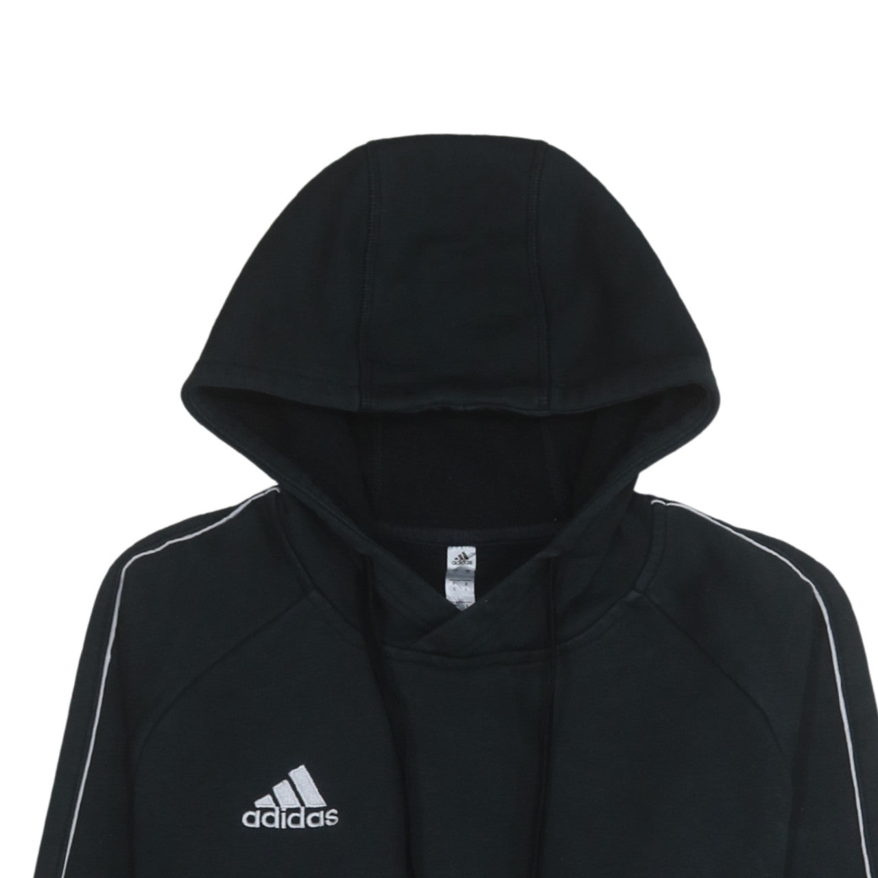 Adidas Men's Black Pullover Hoodie Size S Hooded Fleece Sweatshirt