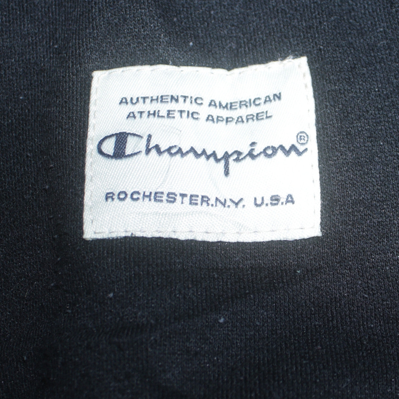 Champion Men’s Black XL Pullover Hoodie Embroidered Logo Fleece