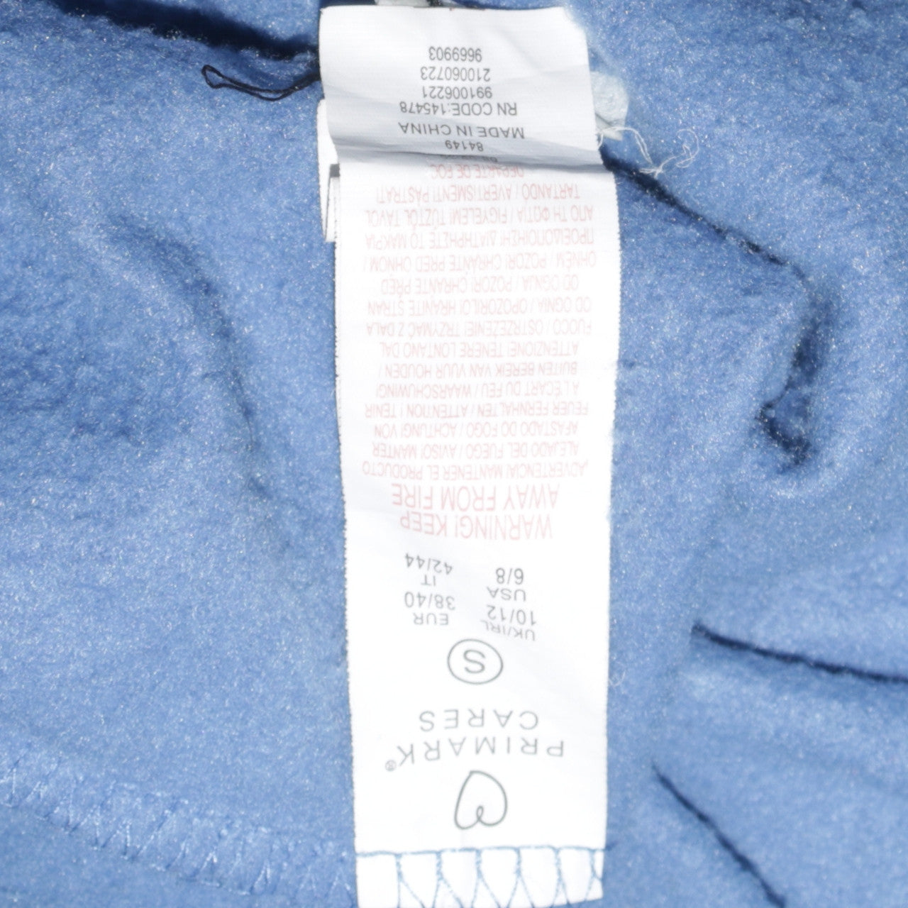 Disney Women Blue Stitch Sweatshirt Size 10/12 Pullover Jumper