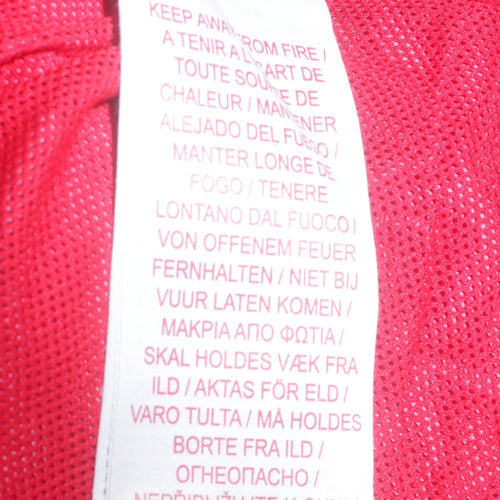 Nike Boys Red Windbreaker Football Jacket 13-15 Years Hooded Full Zip