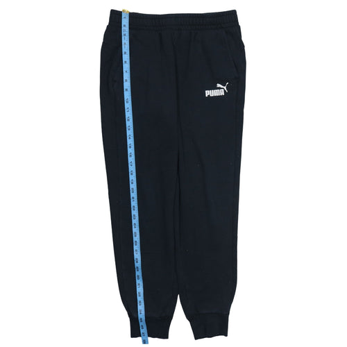 Puma Men's Black Jogger Sweatpants M Regular Fit with Logo