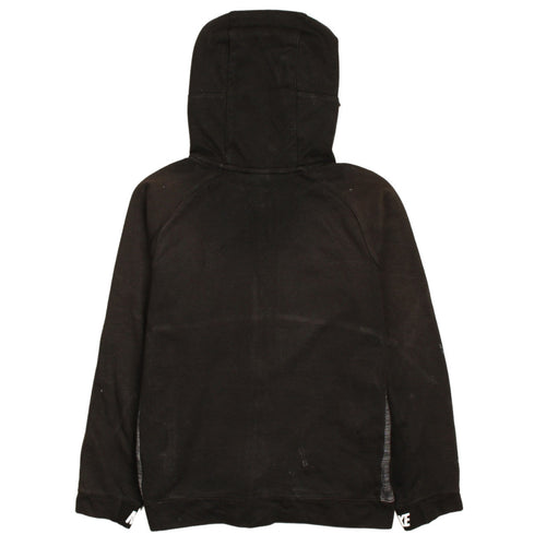 Nike Boys Black Full Zip Hoodie 12-13 Years Lined Sportswear