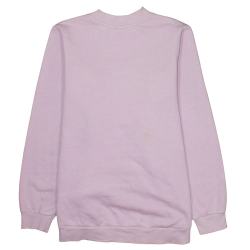 FILA Womens Pink Crew Neck Pullover Sweatshirt XL Cotton Blend