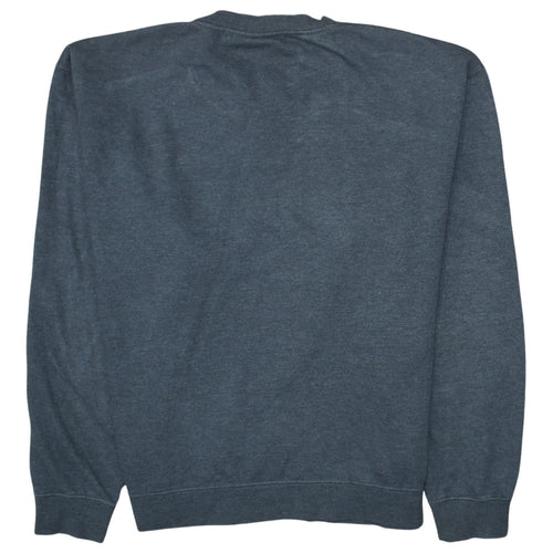 Fila Men's Grey Logo Crew Neck Pullover Sweatshirt XL