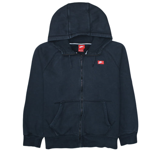 Nike Men's Black Full Zip Hooded Sweatshirt L Sportswear