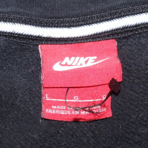 Nike Men's Black Full Zip Hooded Sweatshirt L Sportswear