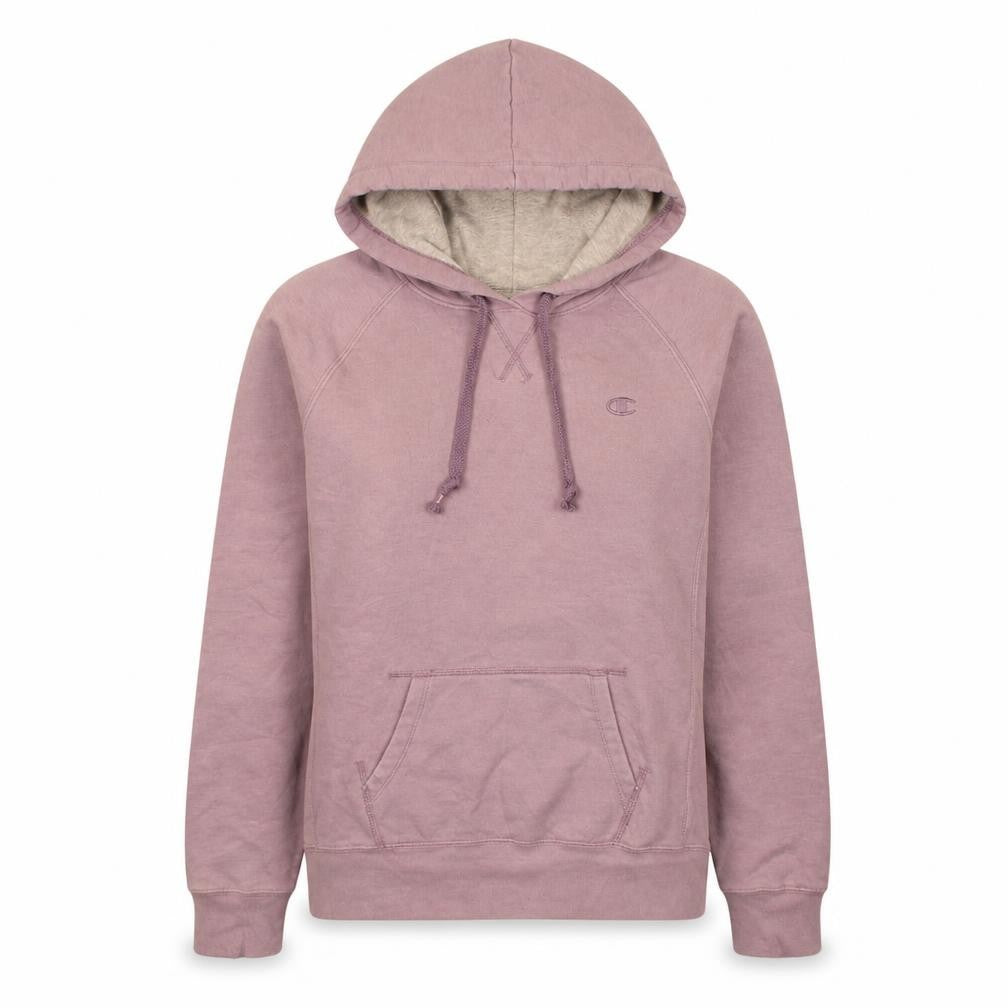 Champion Girls Pink Pullover Hoodie Sweatshirt - Size L Cotton Blend
