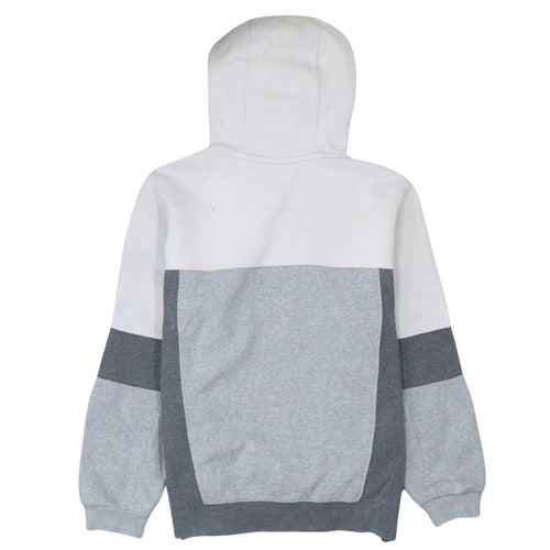 Nike Men's Grey Colour Block Pullover Hoodie Size S