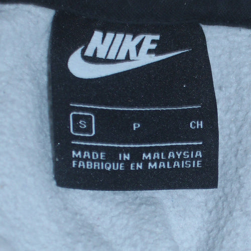 Nike Men's Grey Colour Block Pullover Hoodie Size S