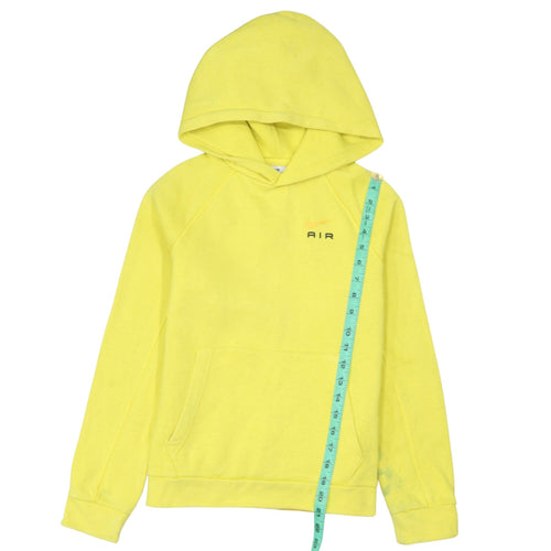 Nike Boys Yellow 'Air' Pullover Fleece Hoodie Size L (147-158cm)