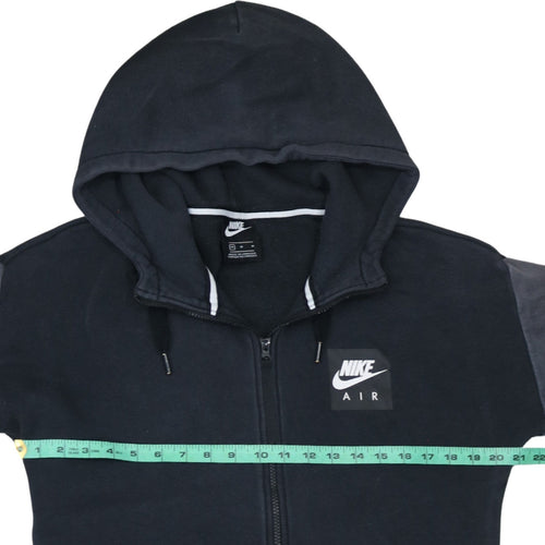 Nike Men's Black Full Zip Hoodie Air Logo Size M