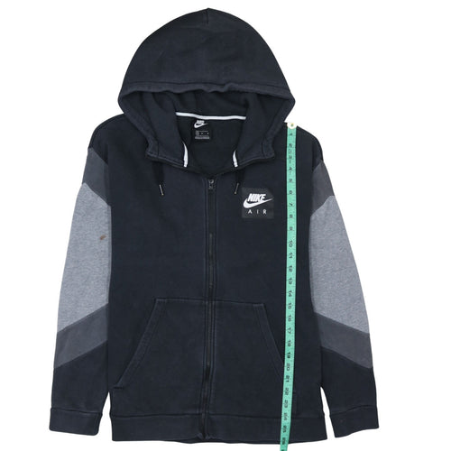 Nike Men's Black Full Zip Hoodie Air Logo Size M