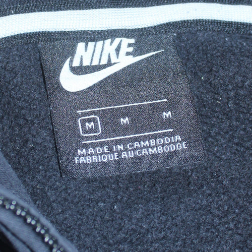Nike Men's Black Full Zip Hoodie Air Logo Size M