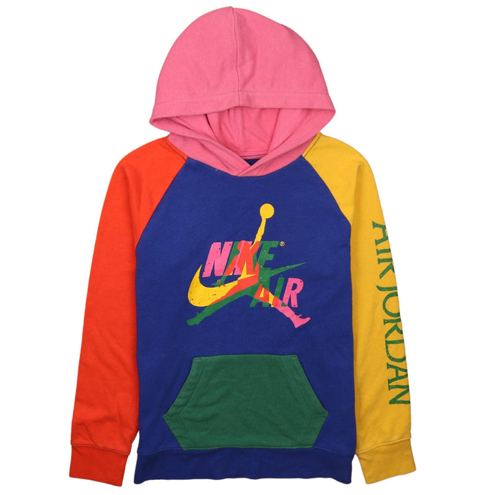 Nike Air Jordan Girls Multicoloured Hoodie 12-13 Years Pullover Cotton Blend