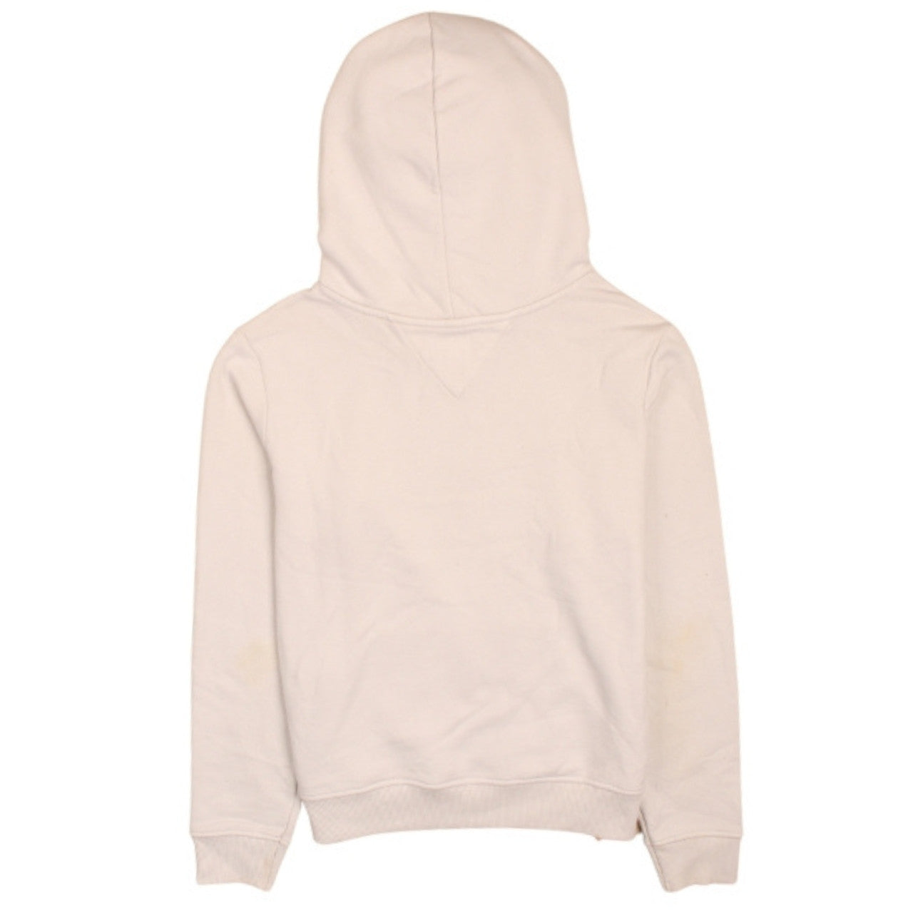 Tommy Jeans Women Beige Small Pullover Hoodie with Logo