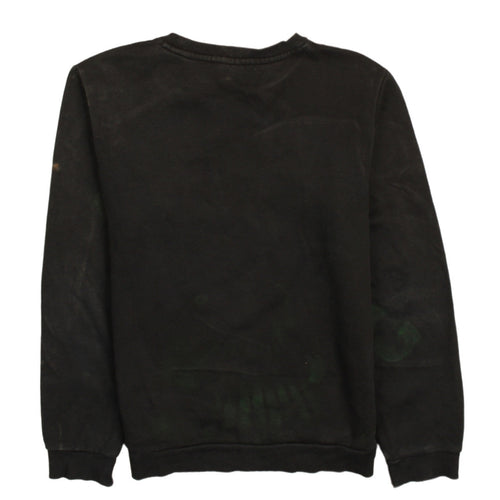 Puma Boys Black Crew Neck Logo Pullover Sweatshirt 11-12 Years