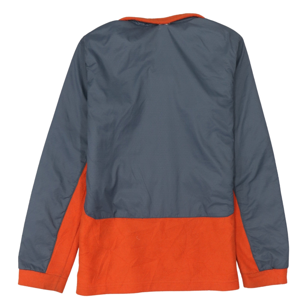 Columbia Mens Orange Grey Full Zip Fleece Jacket Size S Outdoor