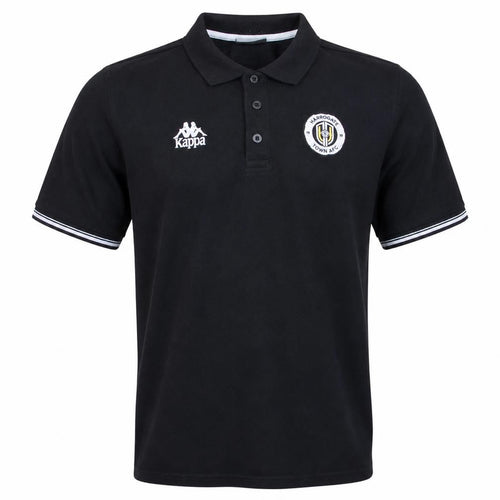 Kappa Men's Black XL Polo Shirt Harrogate Town AFC Embroidered Sports Top
