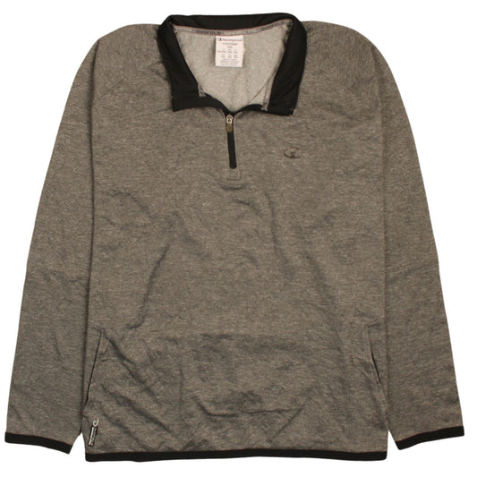 Champion Men’s Grey 2XL Powertrain 1/2 Zip Fleece Sweatshirt
