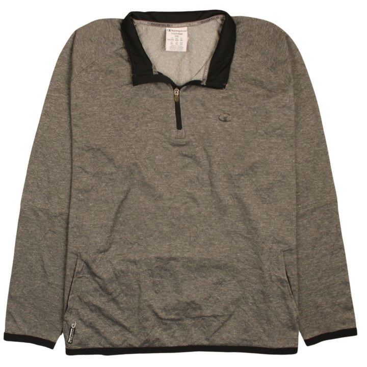 Champion Men’s Grey 2XL Powertrain 1/2 Zip Fleece Sweatshirt