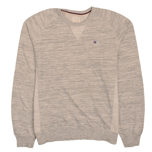 Champion Men's Grey Medium Crew Neck Pullover Sweatshirt