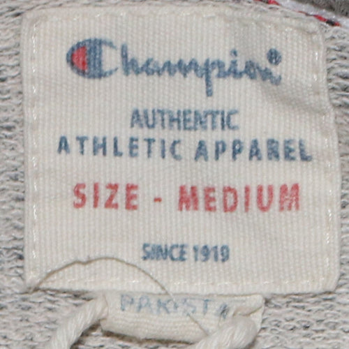 Champion Men's Grey Medium Crew Neck Pullover Sweatshirt