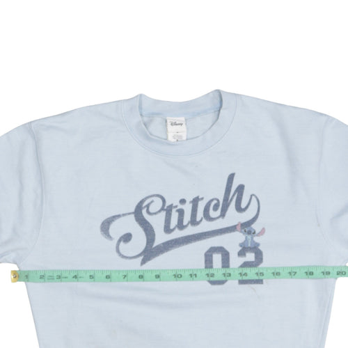 Disney Women’s Blue Stitch 02 Sweatshirt Size S Classic Fit