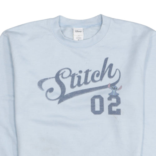Disney Women’s Blue Stitch 02 Sweatshirt Size S Classic Fit