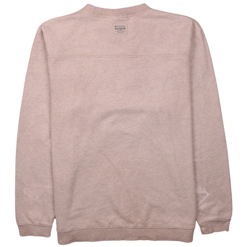 Columbia Men's Beige Pullover Crew Neck Sweatshirt Size M