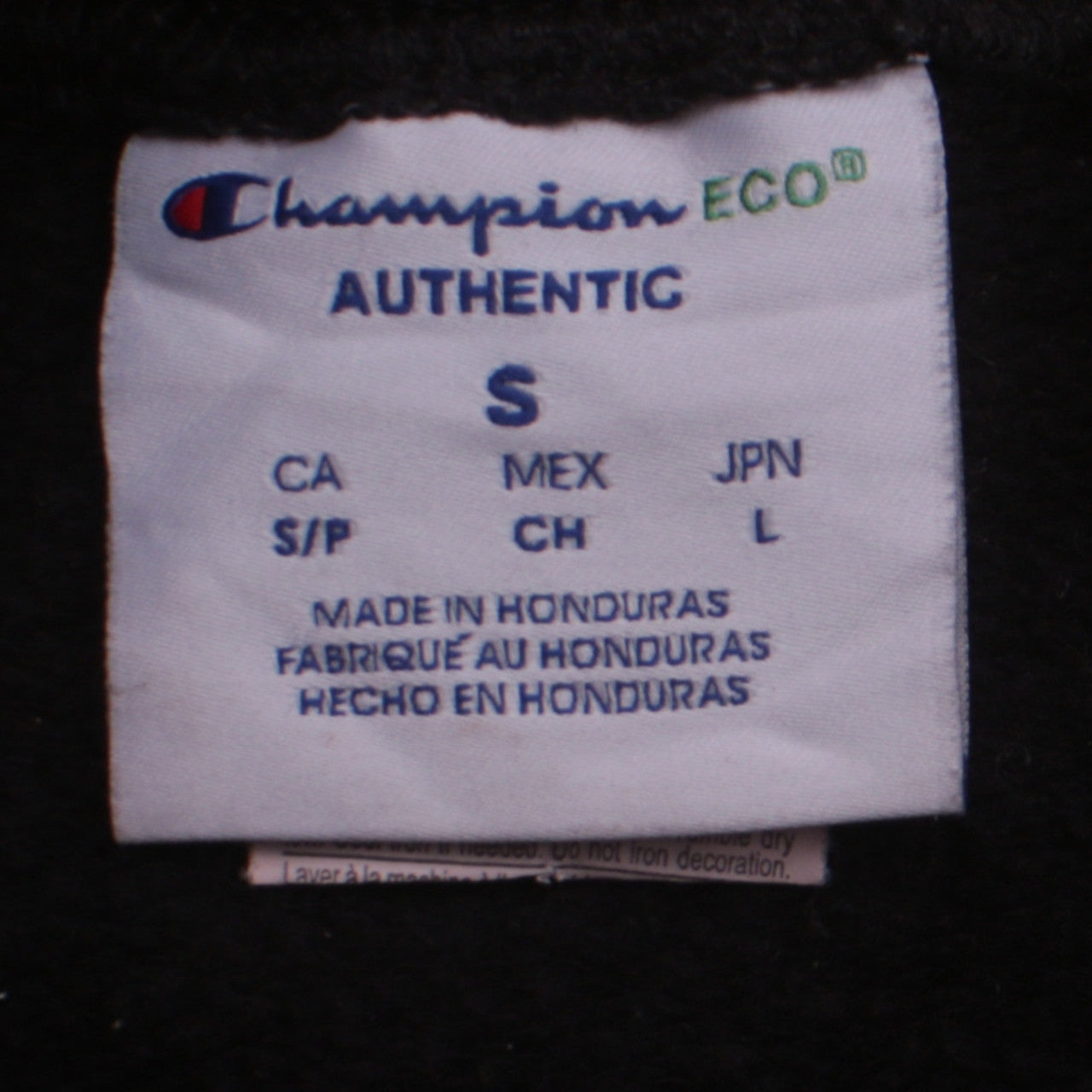 Champion Men's Black Graphic Barber Club Sweatshirt Small Pullover