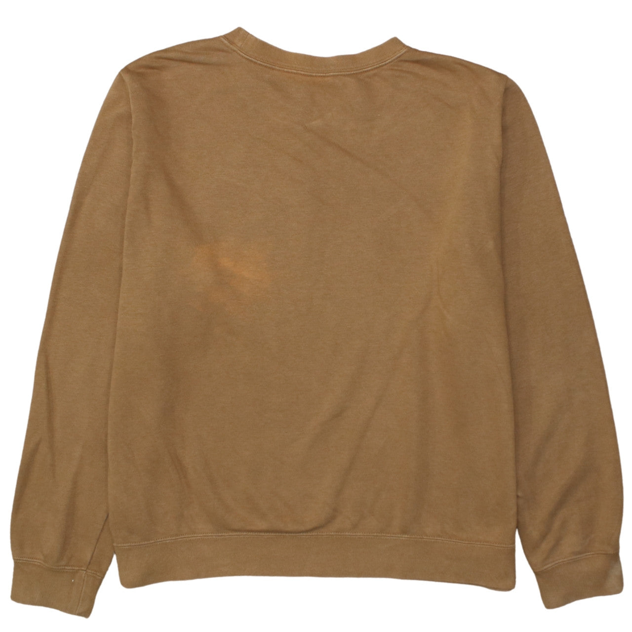 Nike Men's Brown Logo Crew Neck Pullover Sweatshirt Size L