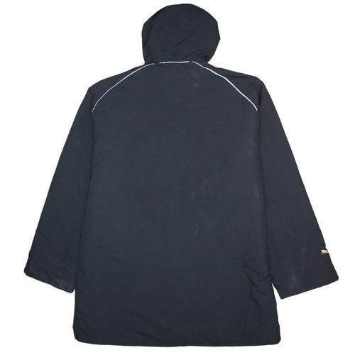 Puma Mens Black 2XL Winter Parka Hooded Jacket Coat
