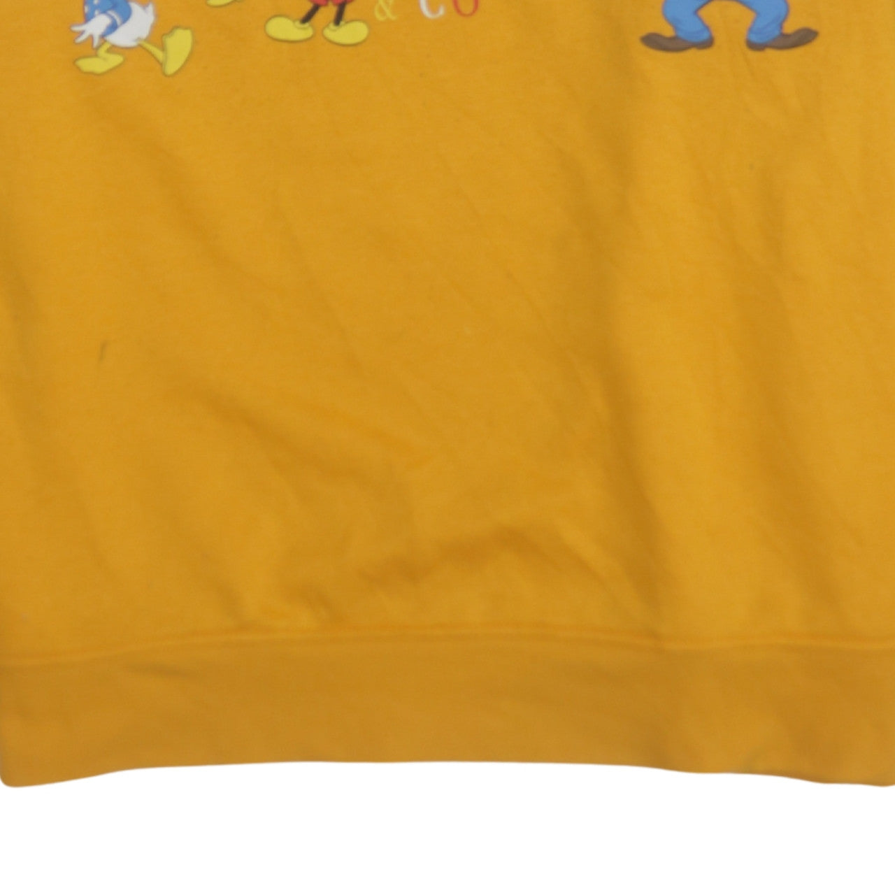 Disney Primark Women Yellow Mickey & Co Sweatshirt Size M 12/14
