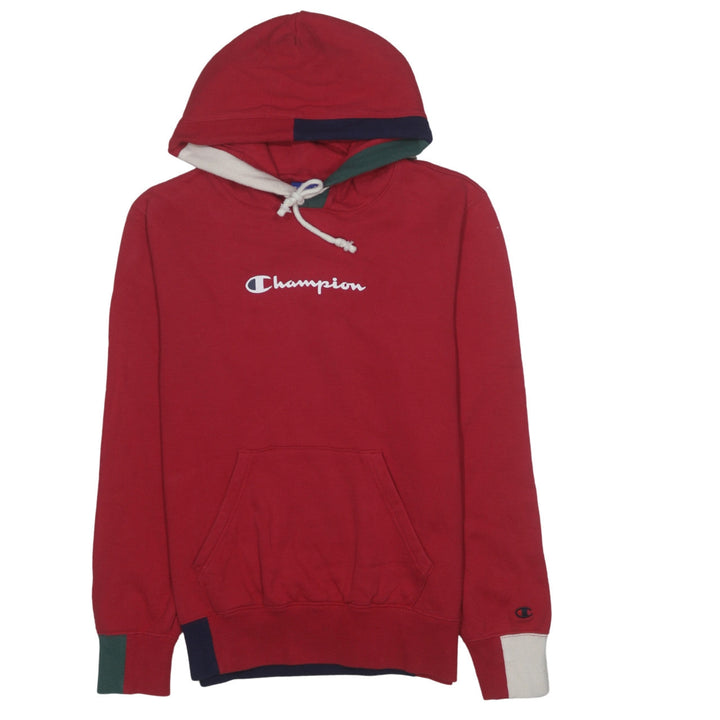 Champion Men's Red Small Pullover Hoodie Fleece Sportswear