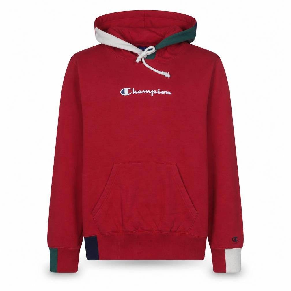 Champion Men's Red Small Pullover Hoodie Fleece Sportswear