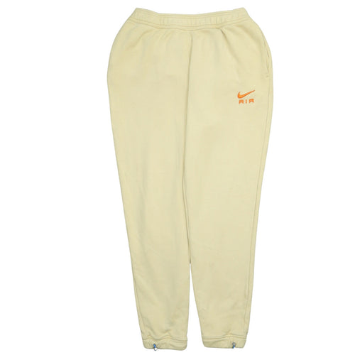 Nike Air Men's Beige Fleece Jogger Trousers Size M