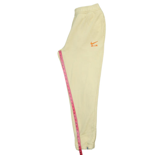 Nike Air Men's Beige Fleece Jogger Trousers Size M