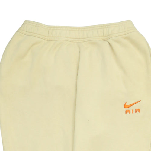 Nike Air Men's Beige Fleece Jogger Trousers Size M