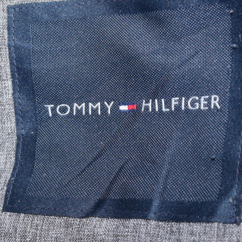Tommy Hilfiger Men's Grey XL Windbreaker Hooded Jacket