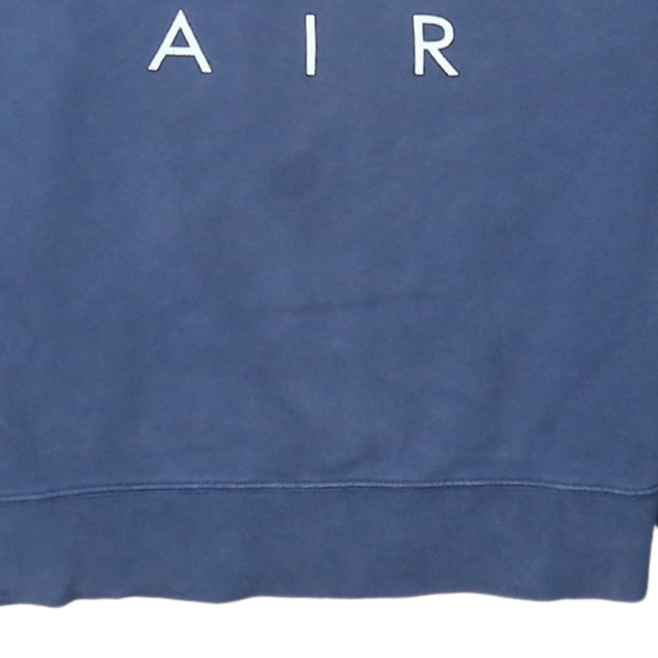 Nike Men's Blue Air Logo Pullover Sweatshirt Size M