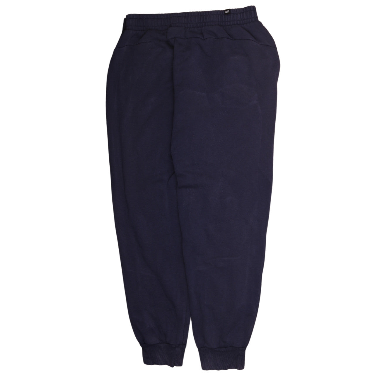 Puma Men's Blue Fleece Jogger Trousers Size L